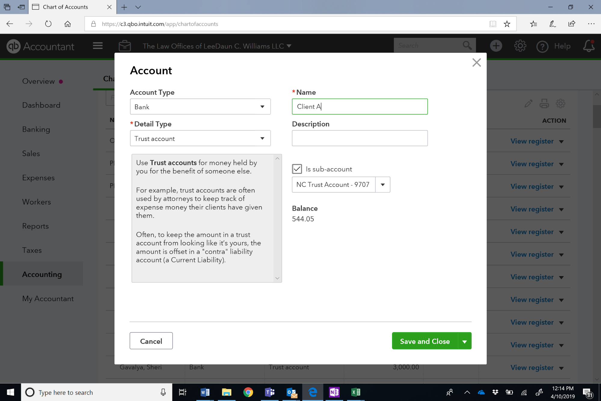 How to Manage Trust Funds (IOLTA) Using QuickBooks