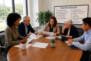 Non profit 990 filing blog