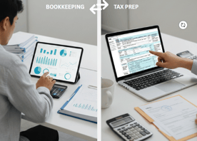 Tax prep vs bookkeeping